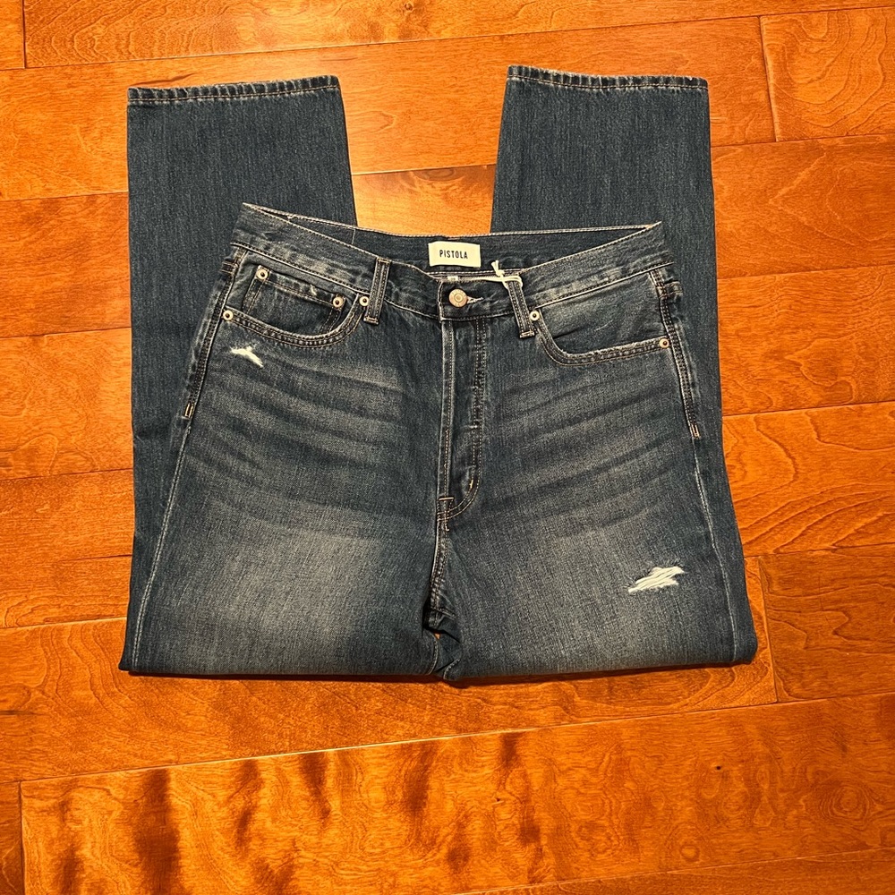 NWT Pistola Charlie High Rise Classic Straight Ankle Size 29